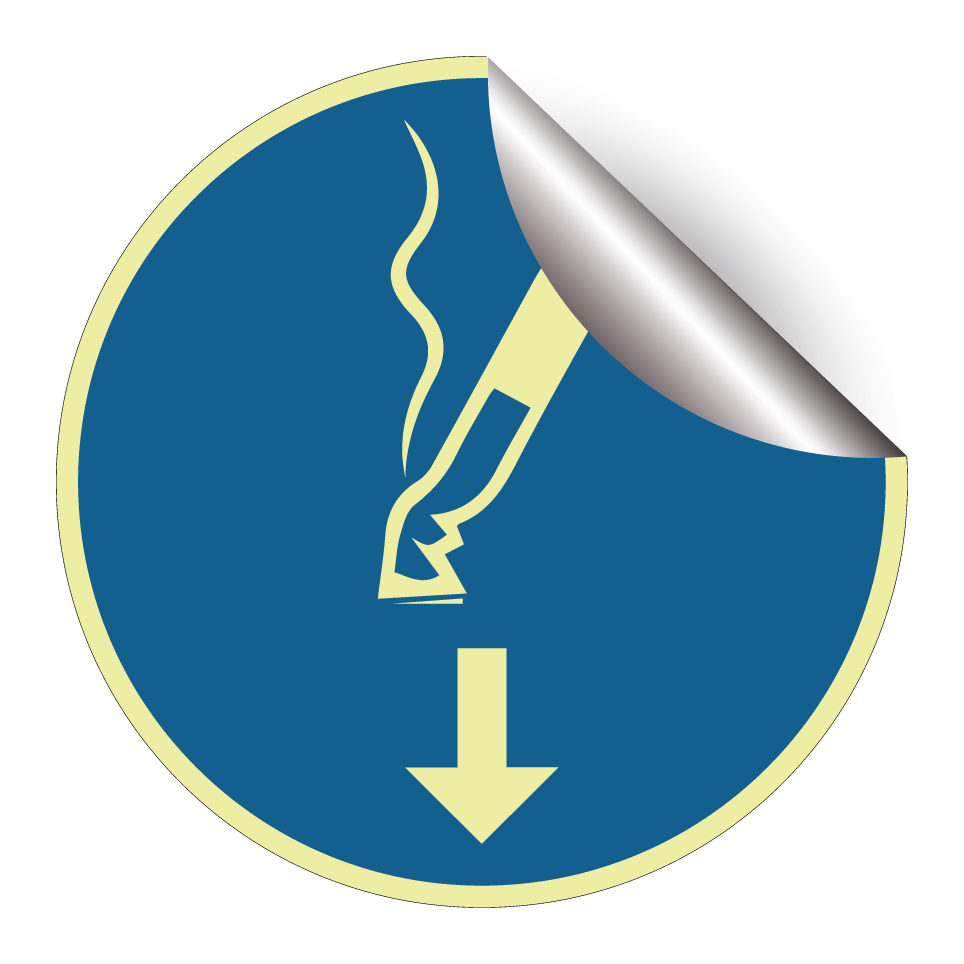 Dispose cigarette in bin