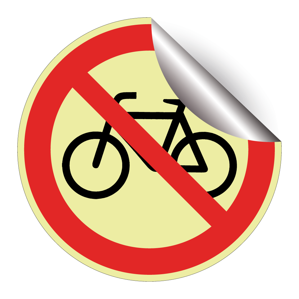 No bicycles