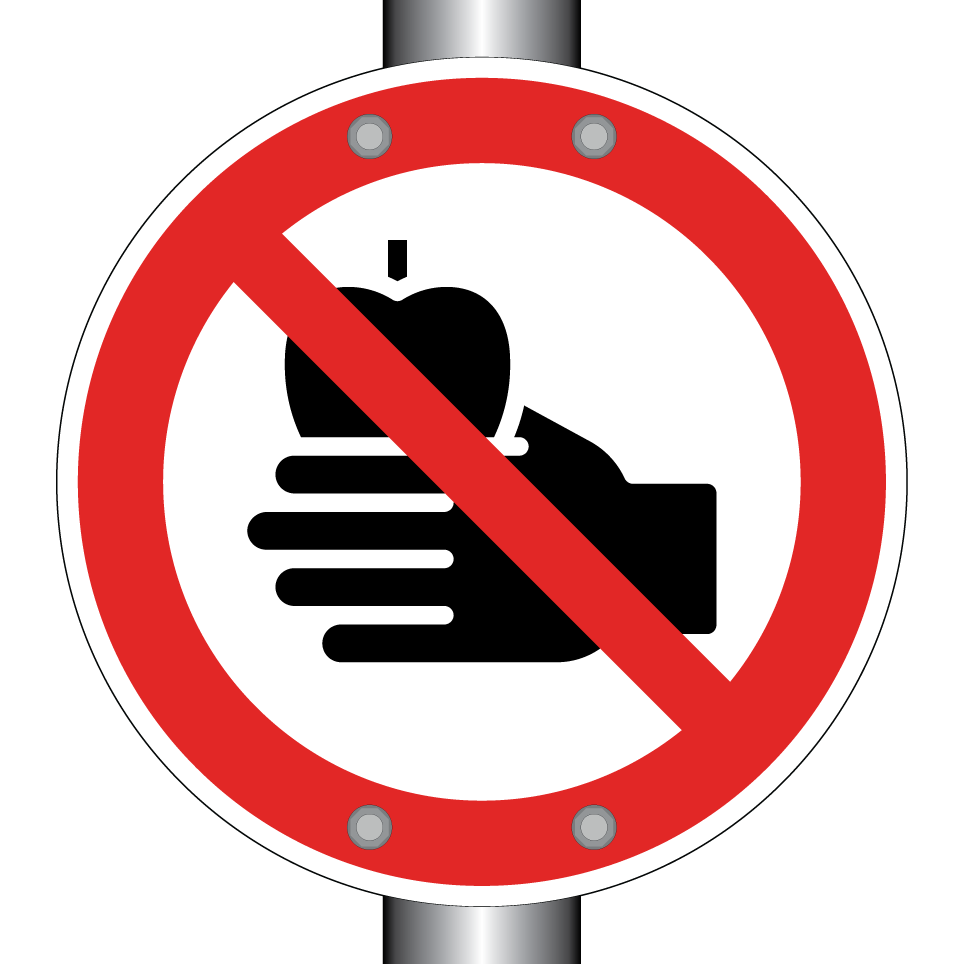 No eating fruit