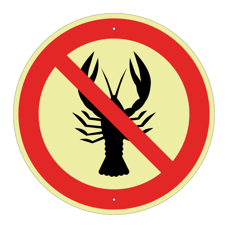 No shellfish (allergy restriction)