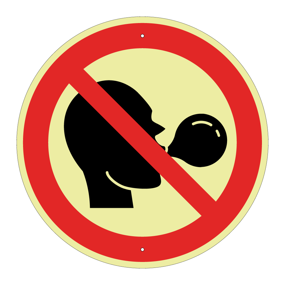 Pas de chewing-gum