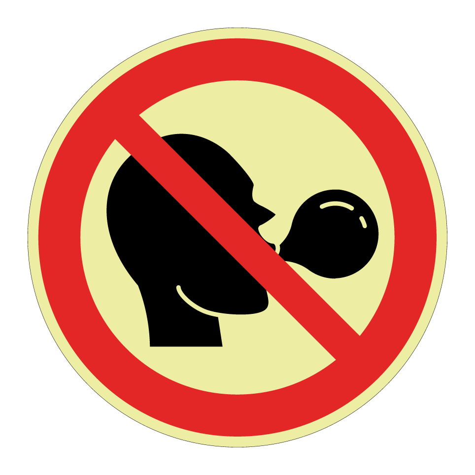Pas de chewing-gum