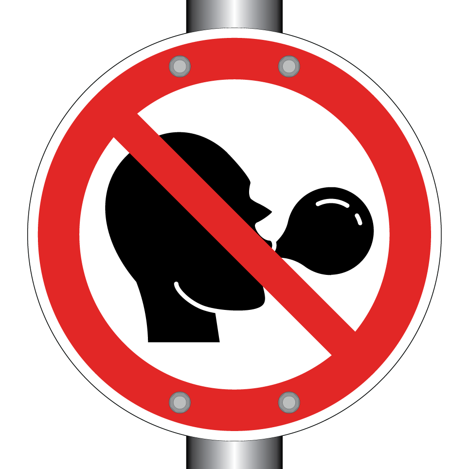Pas de chewing-gum