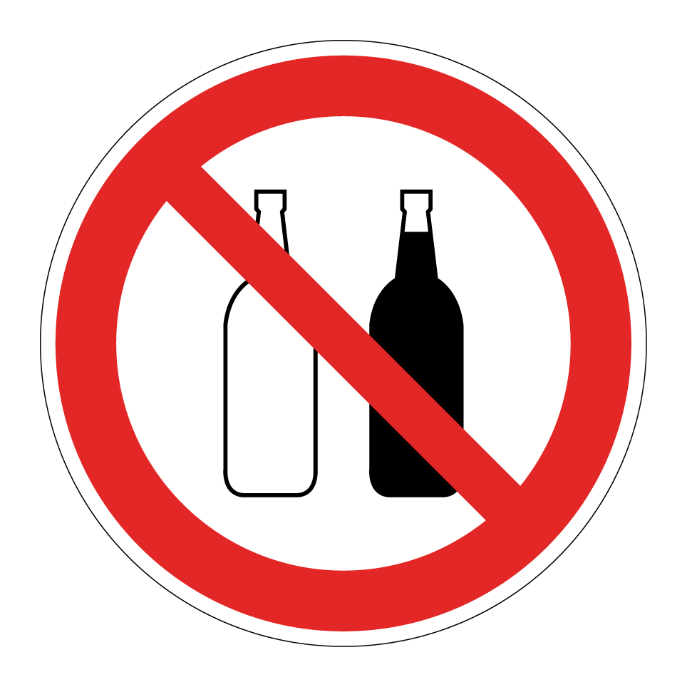Pas de bouteilles en verre