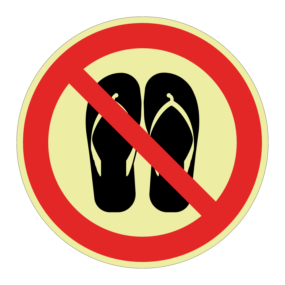 No chanclas
