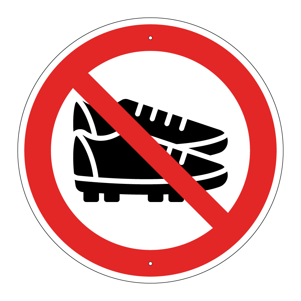 Pas de chaussures de football