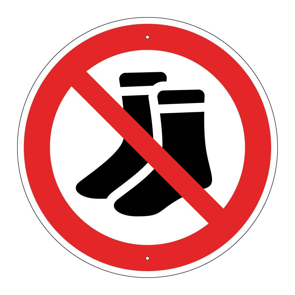 No socks