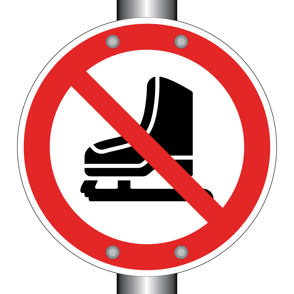No ice skates