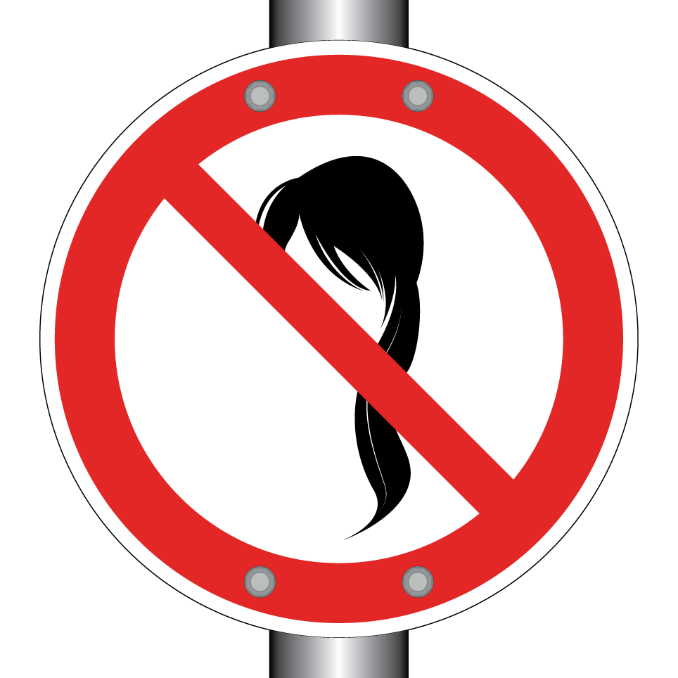 Sin cabello suelto