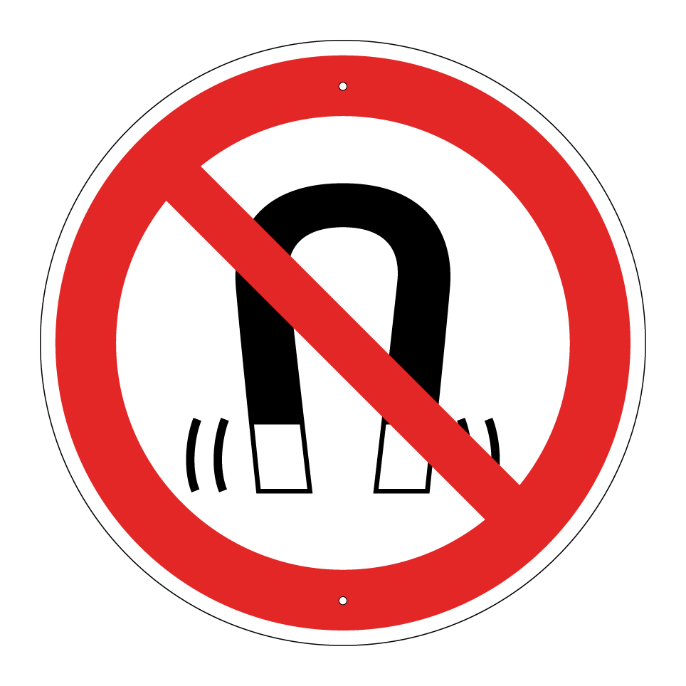 No magnets
