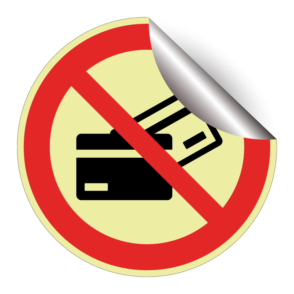 No card payment