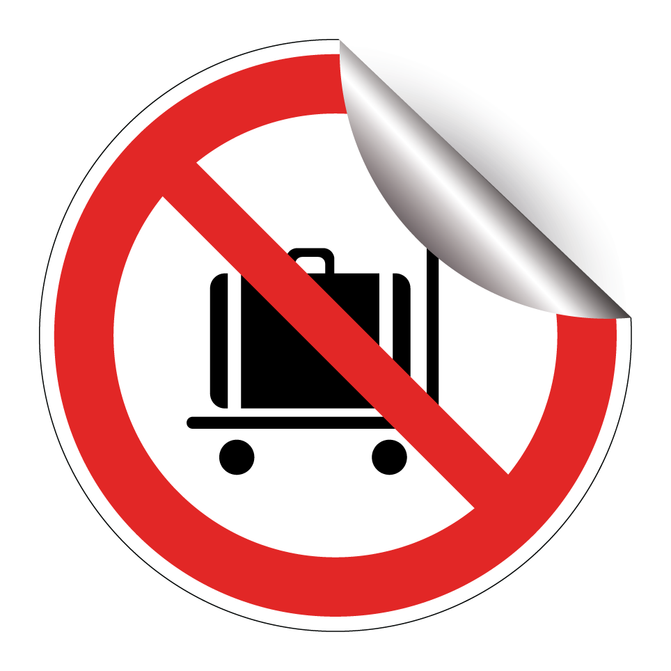 No carritos de equipaje