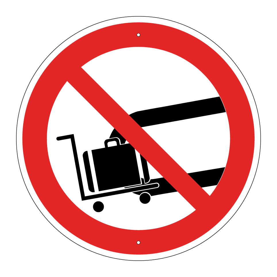 Pas de bagages sur le tapis roulant