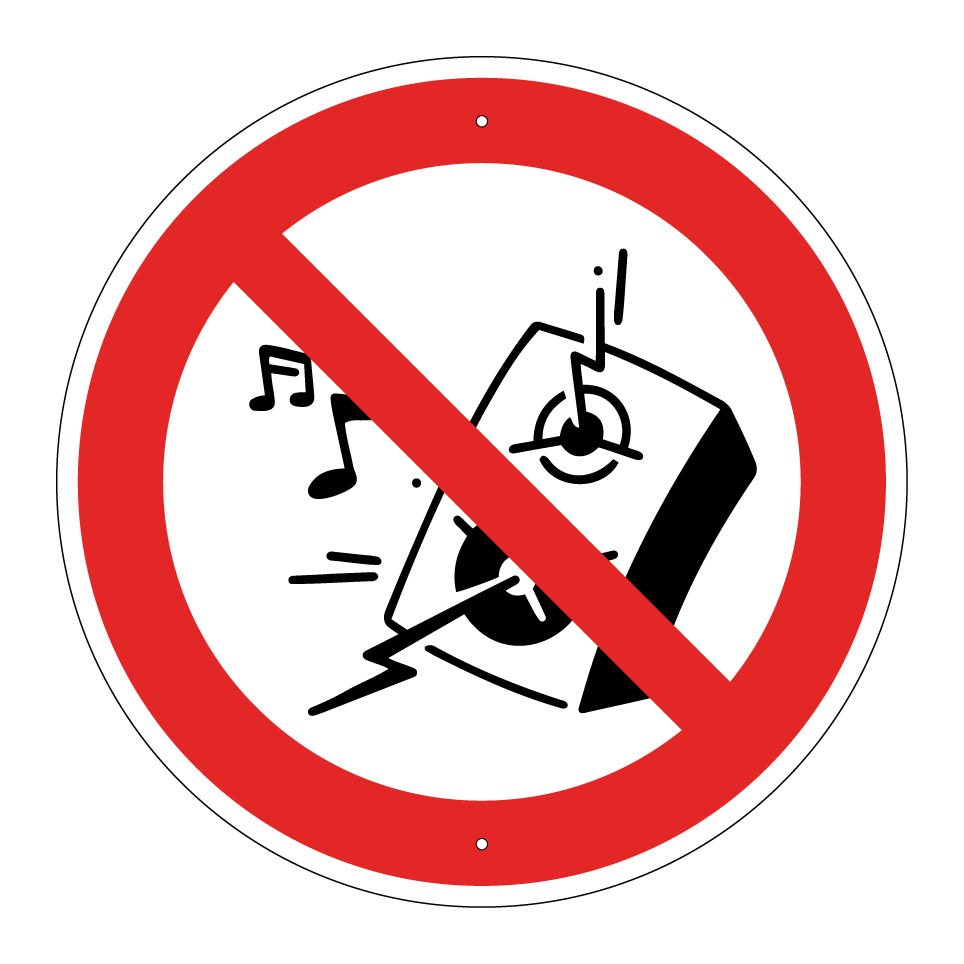Pas de musique forte
