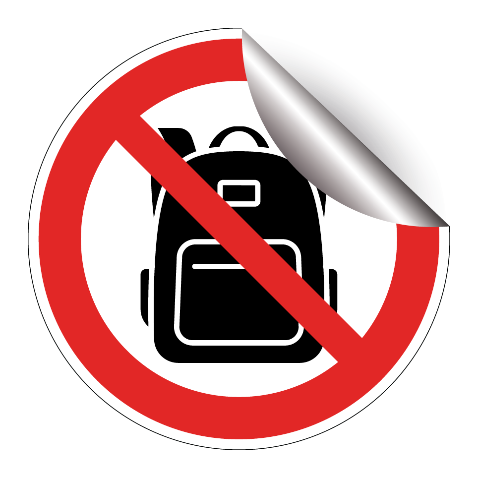 No backpack