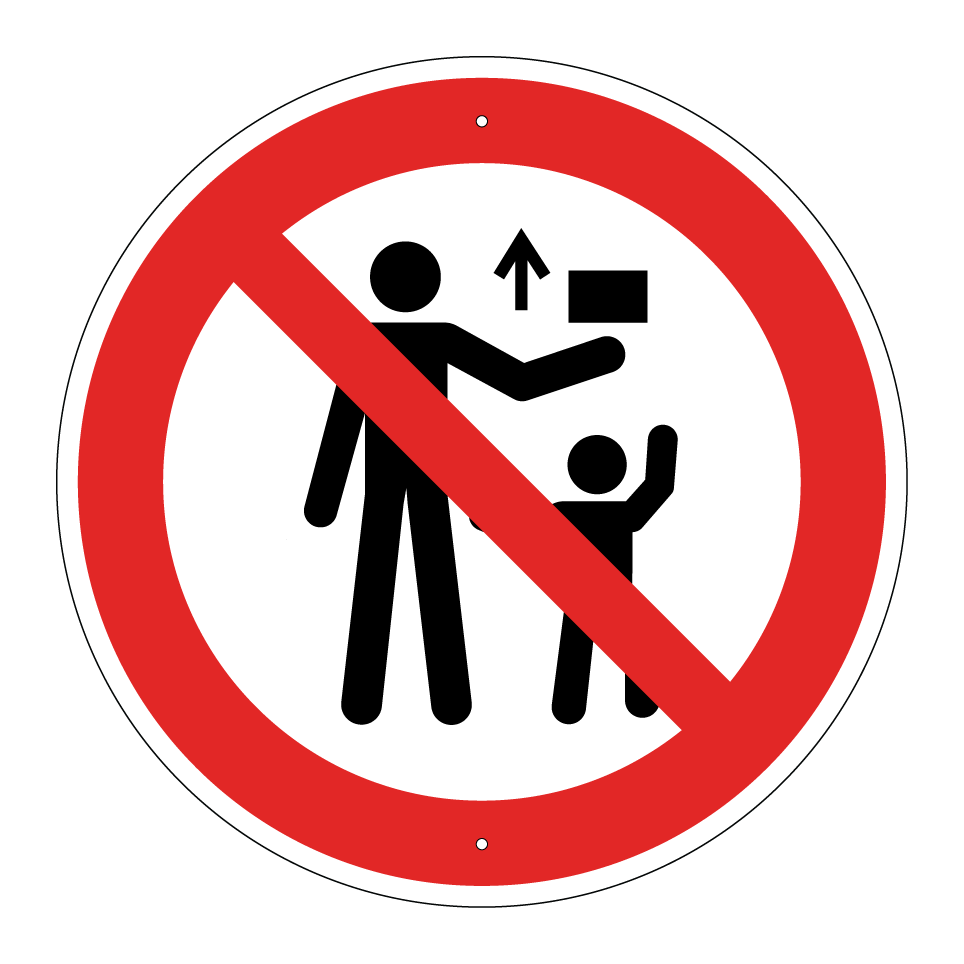 Ne pas remettre d’objets aux enfants