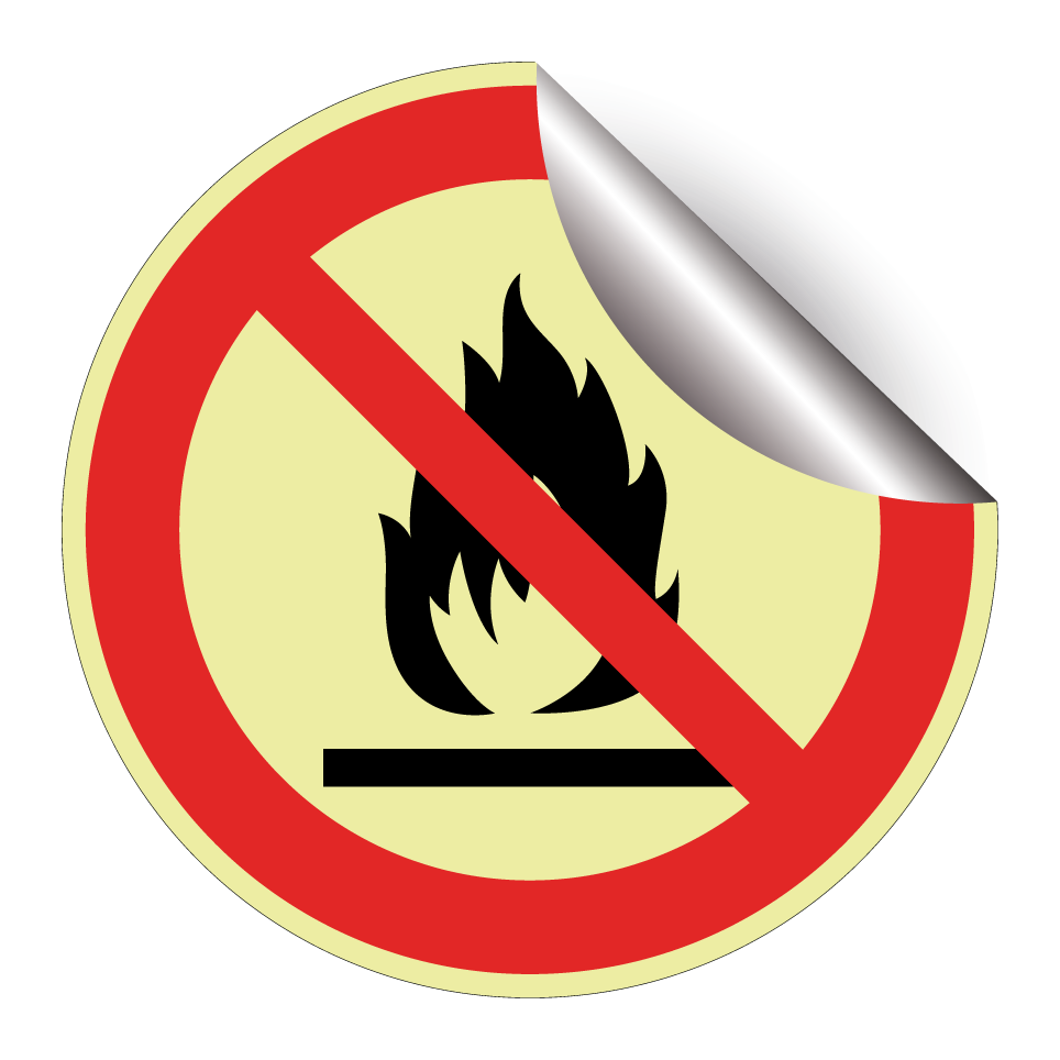 No encender llamas