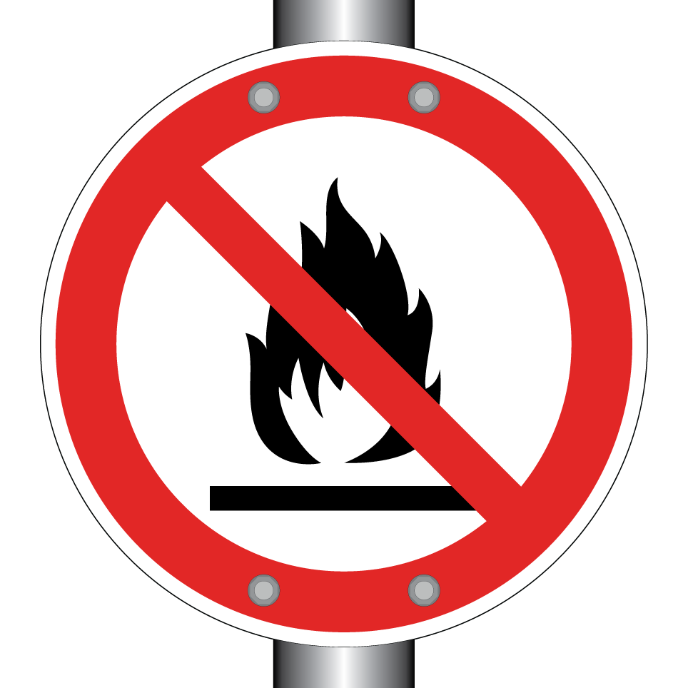 No encender llamas