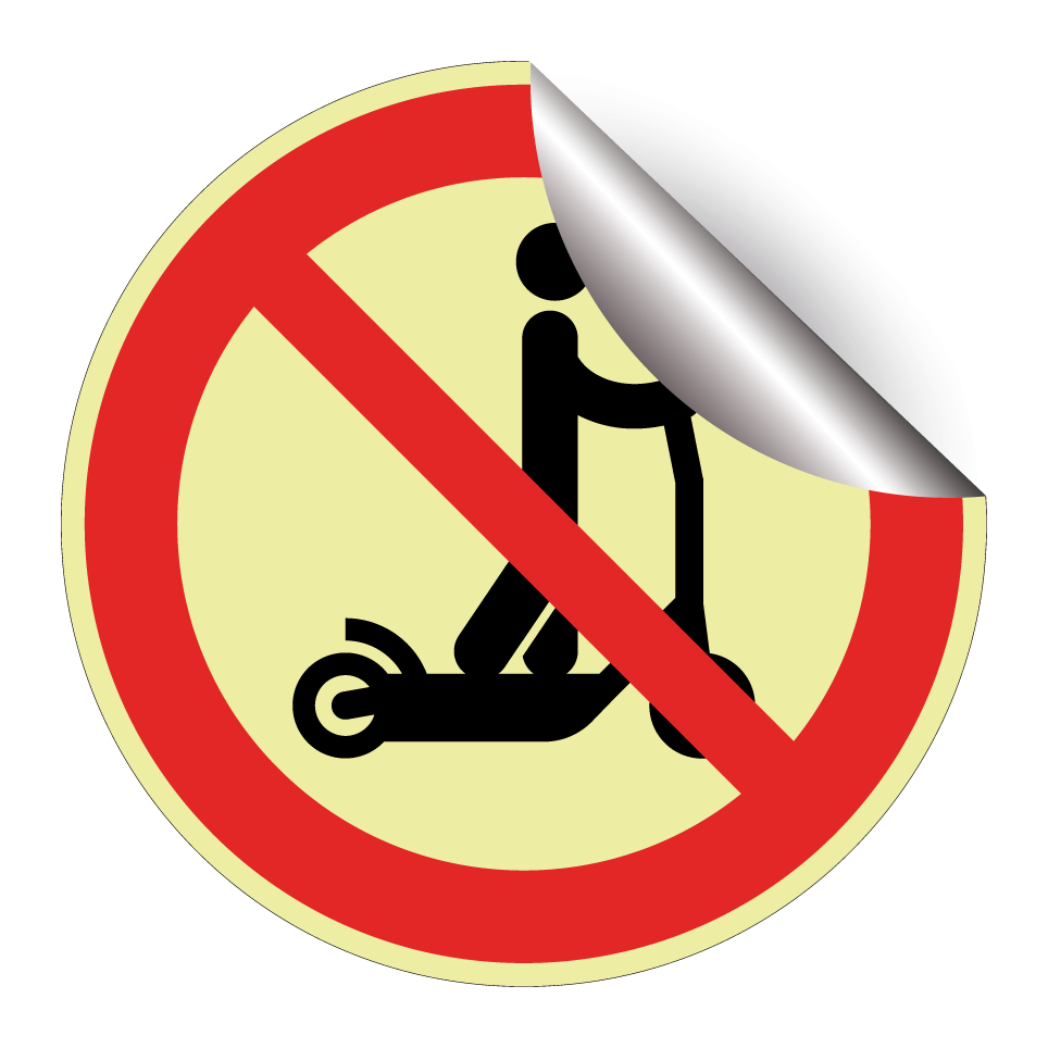 Pas de trottinettes électriques