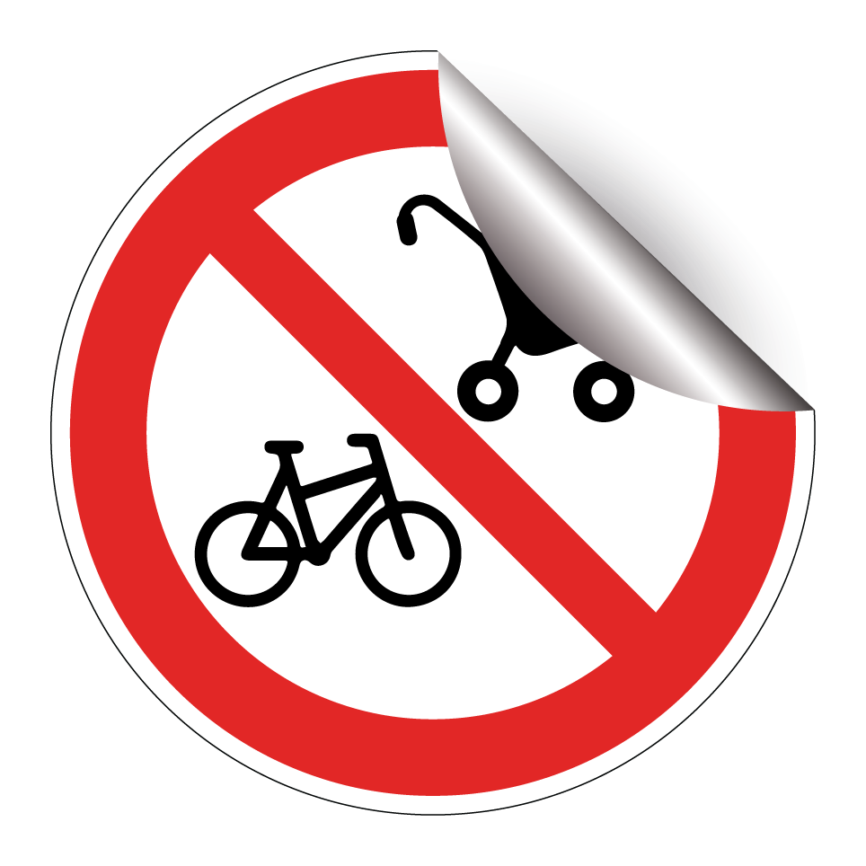 No bicycles or strollers