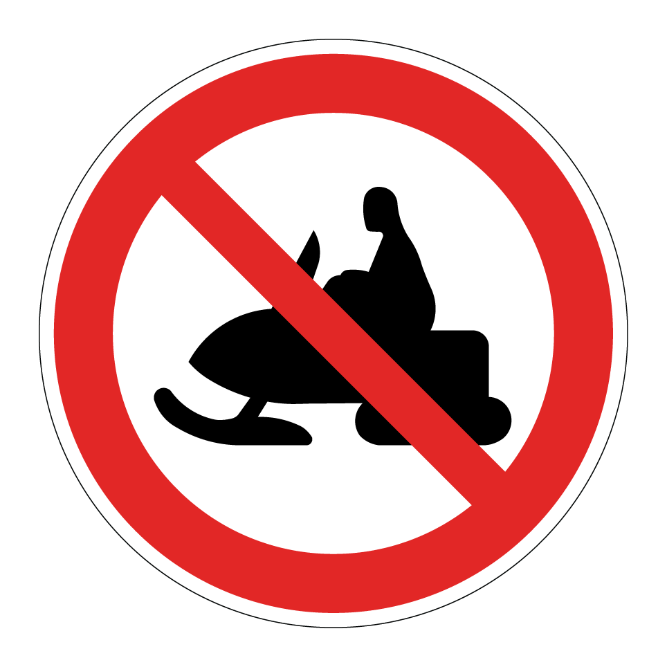 No snowmobiles