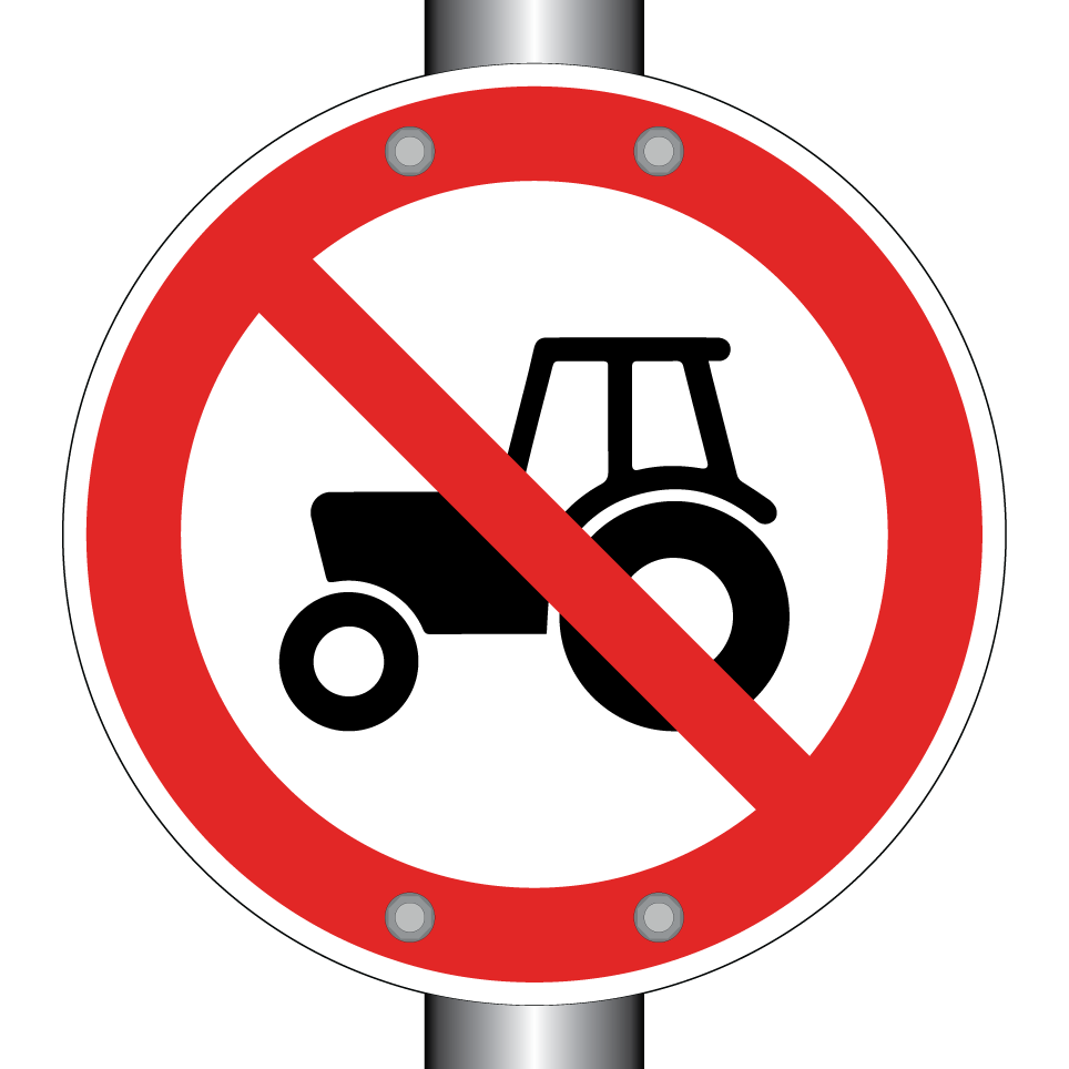 No tractors