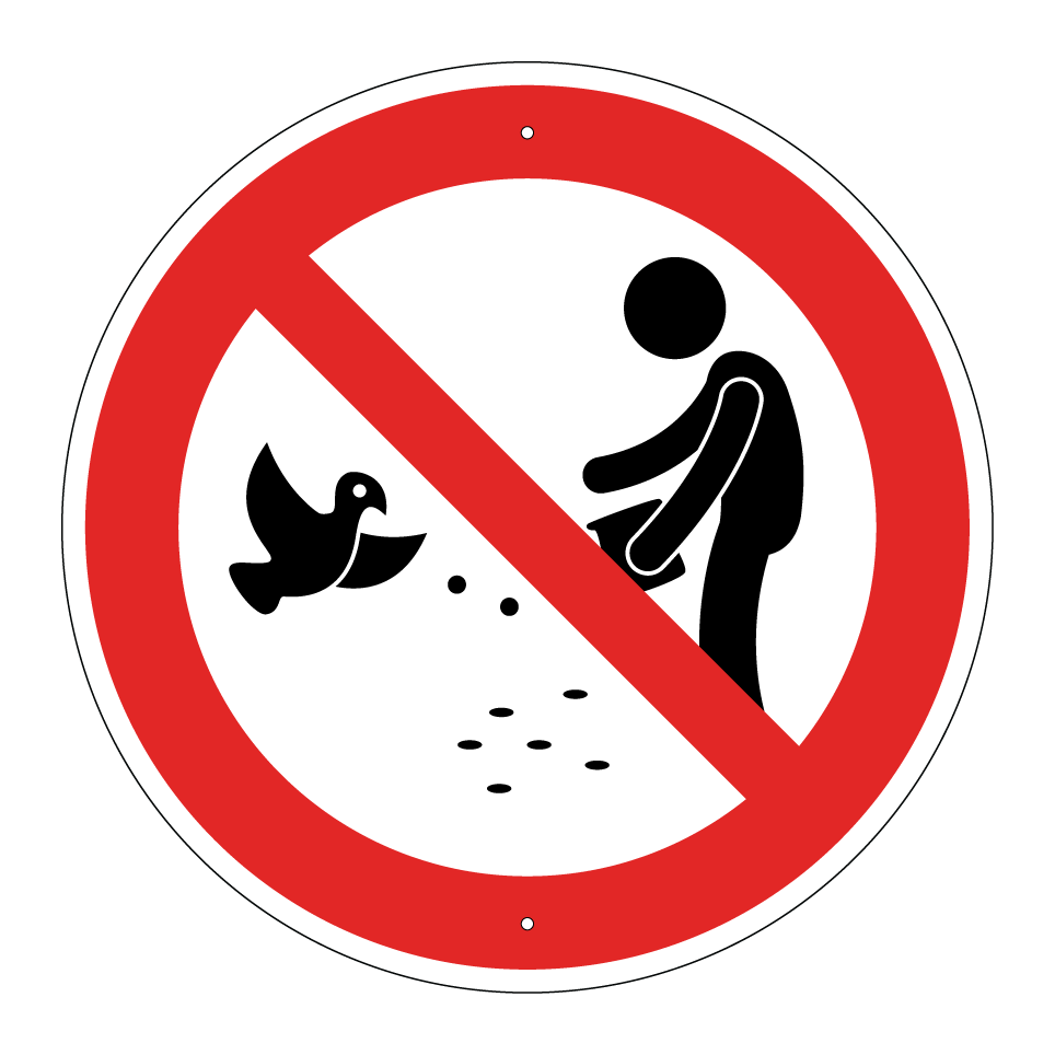 Ne pas nourrir les oiseaux