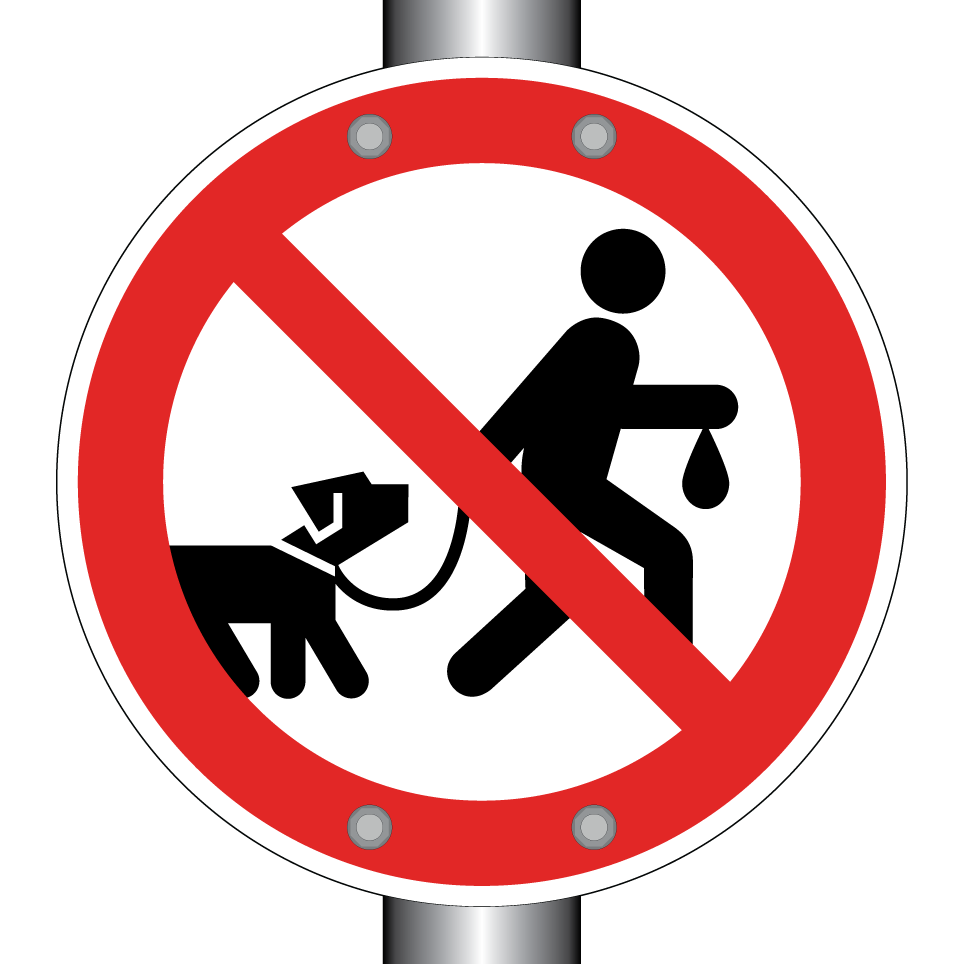 Prohibido pasear perros