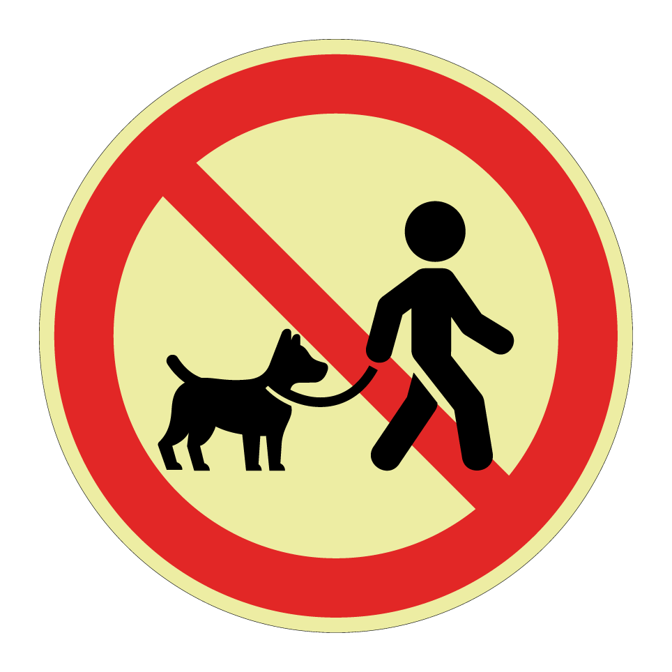 No dog walking