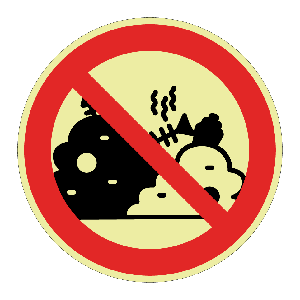 No dumping garbage
