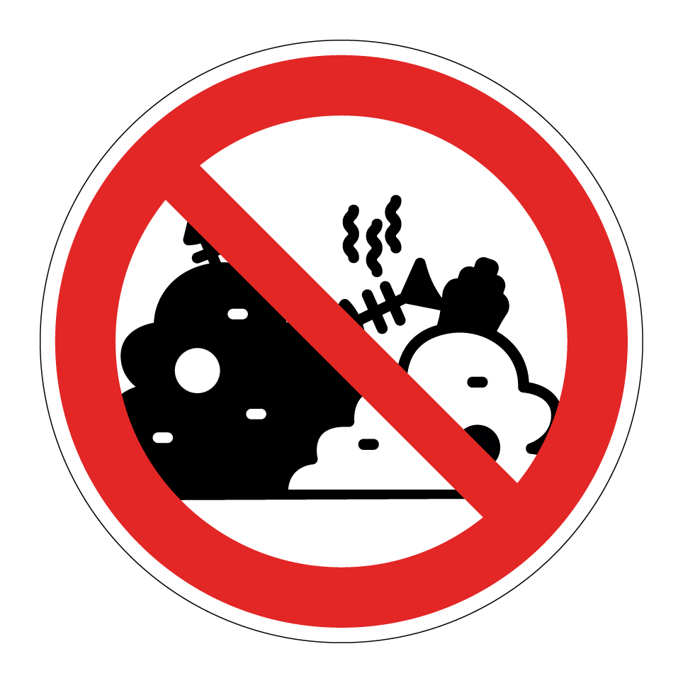 No dumping garbage