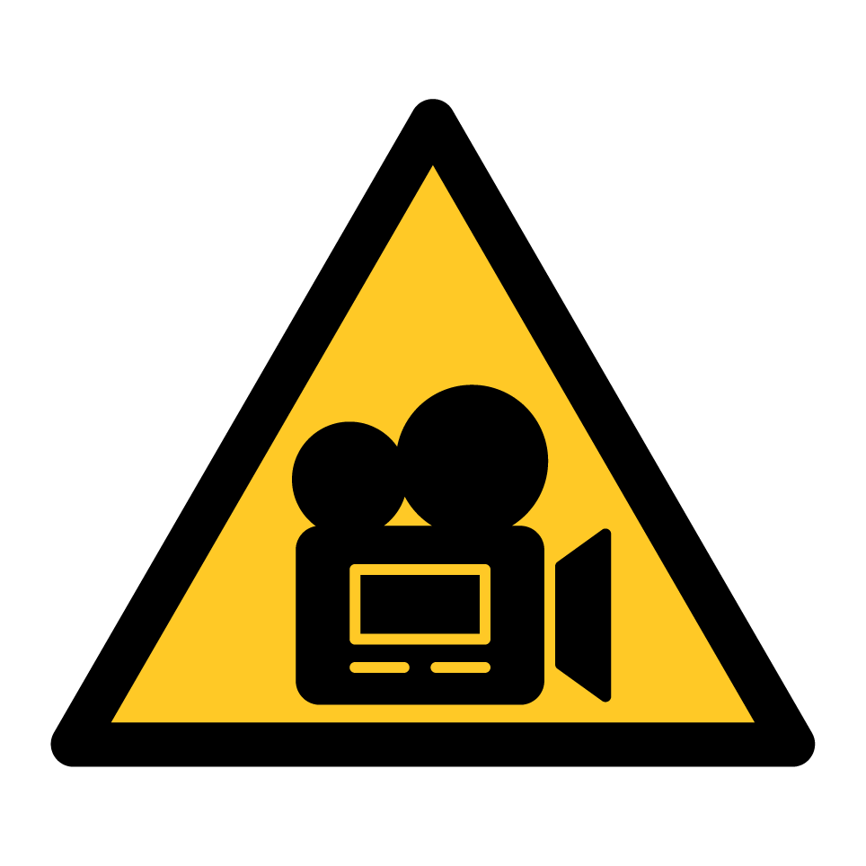 Surveillance vidéo avertissement