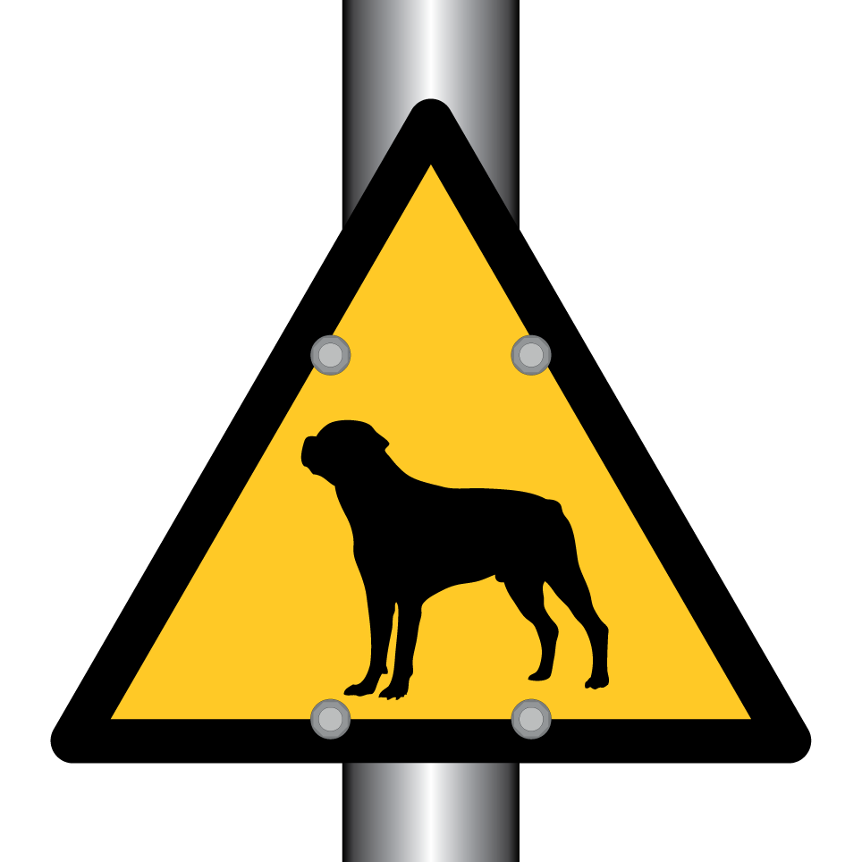 Warning dog - Mastiff