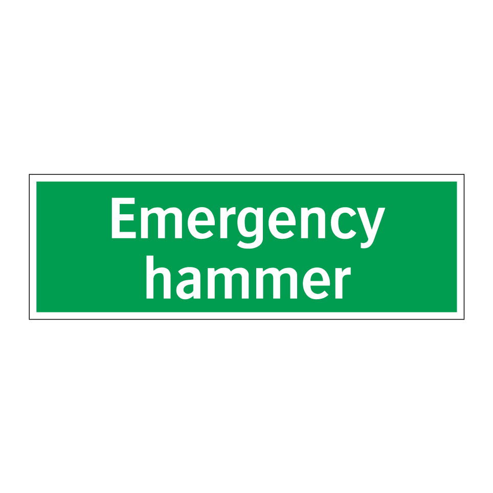 Emergency hammer