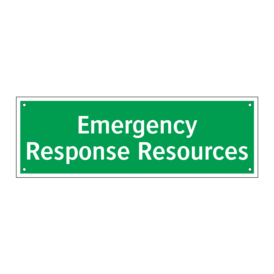Emergency Response Resources