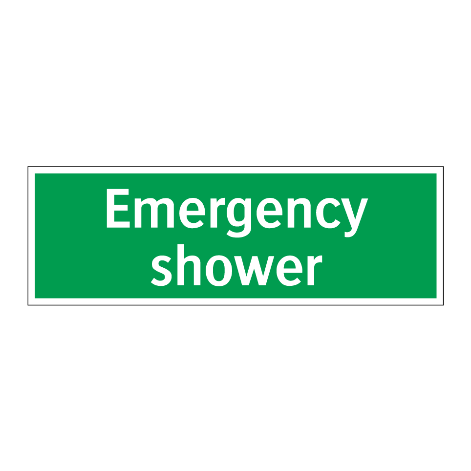 Emergency shower