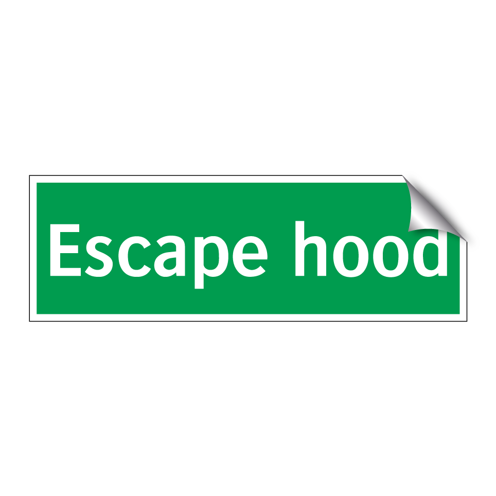 Escape hood