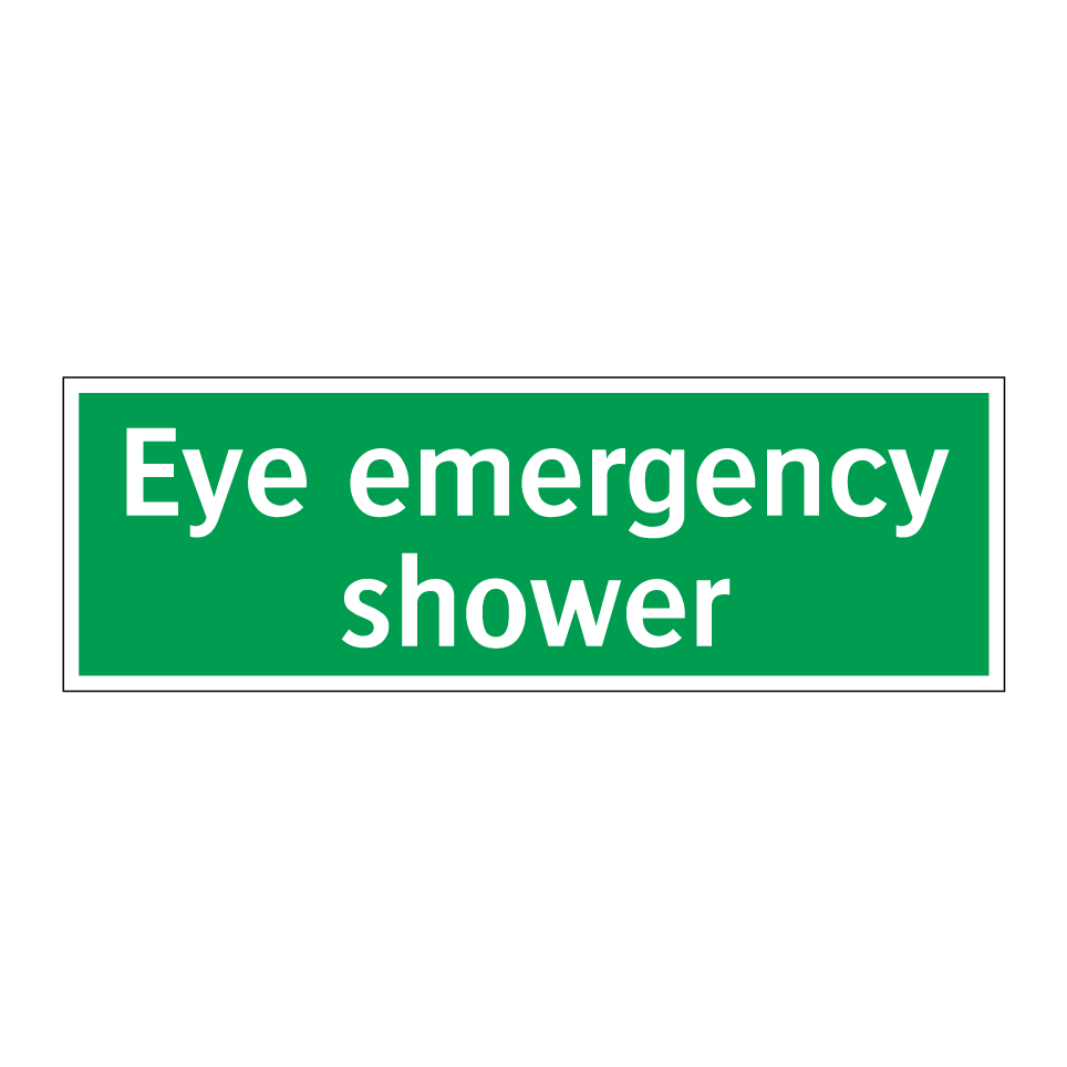 Eye emergency shower