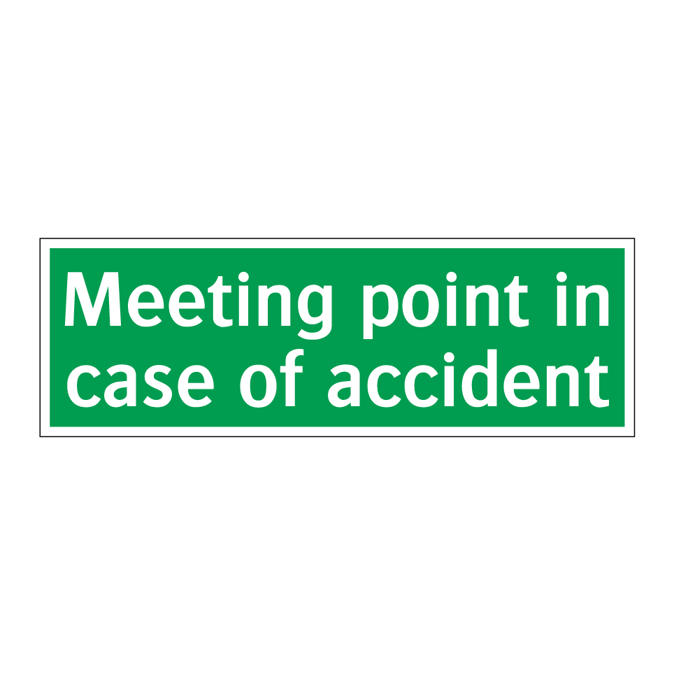 Meeting point in case of accident