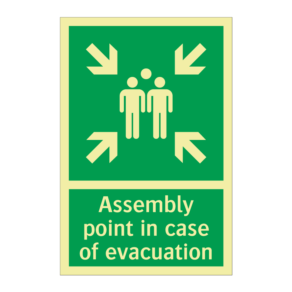 Assembly point in case of evacuation