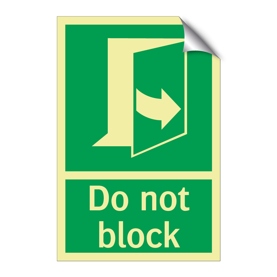 Do not block