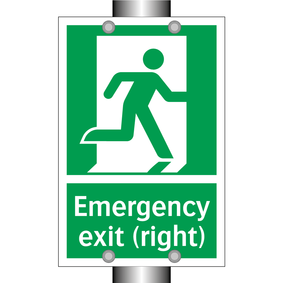 Emergency exit (right)
