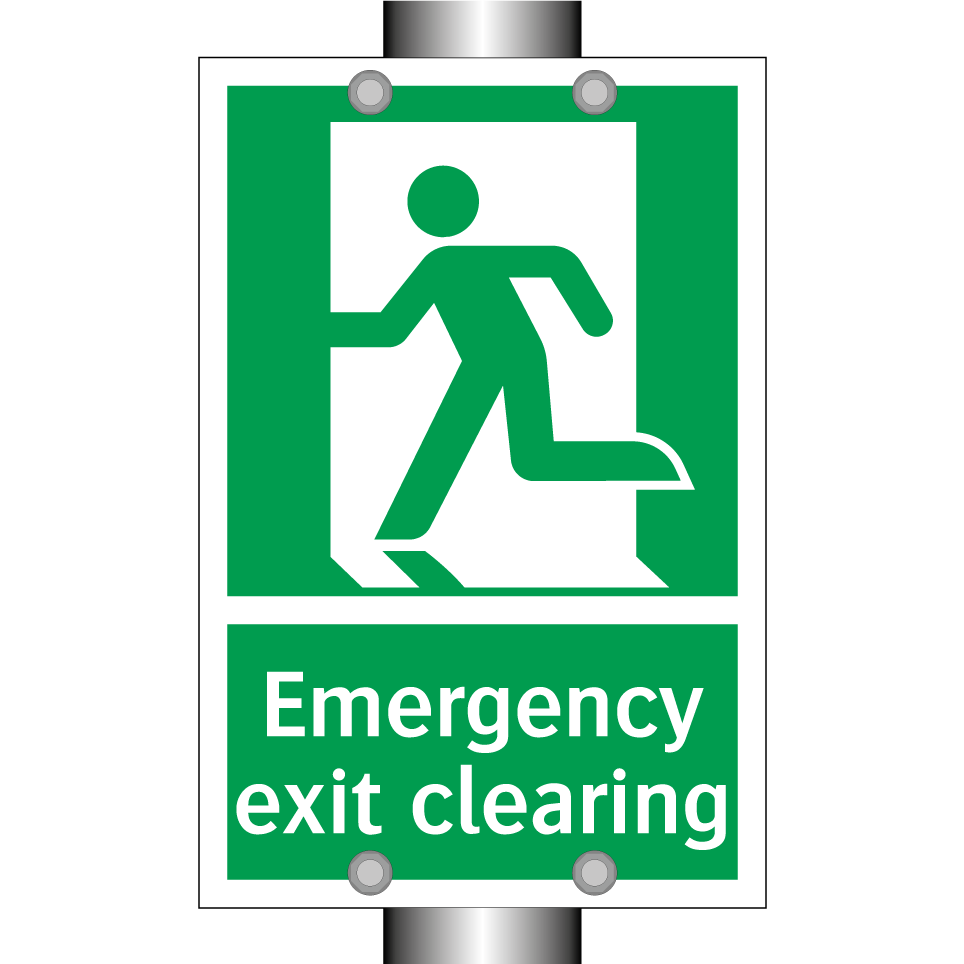 Emergency exit clearing