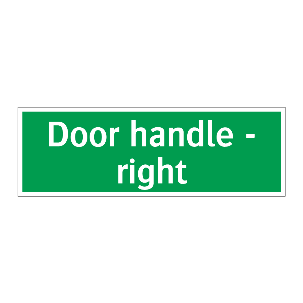 Door handle - right