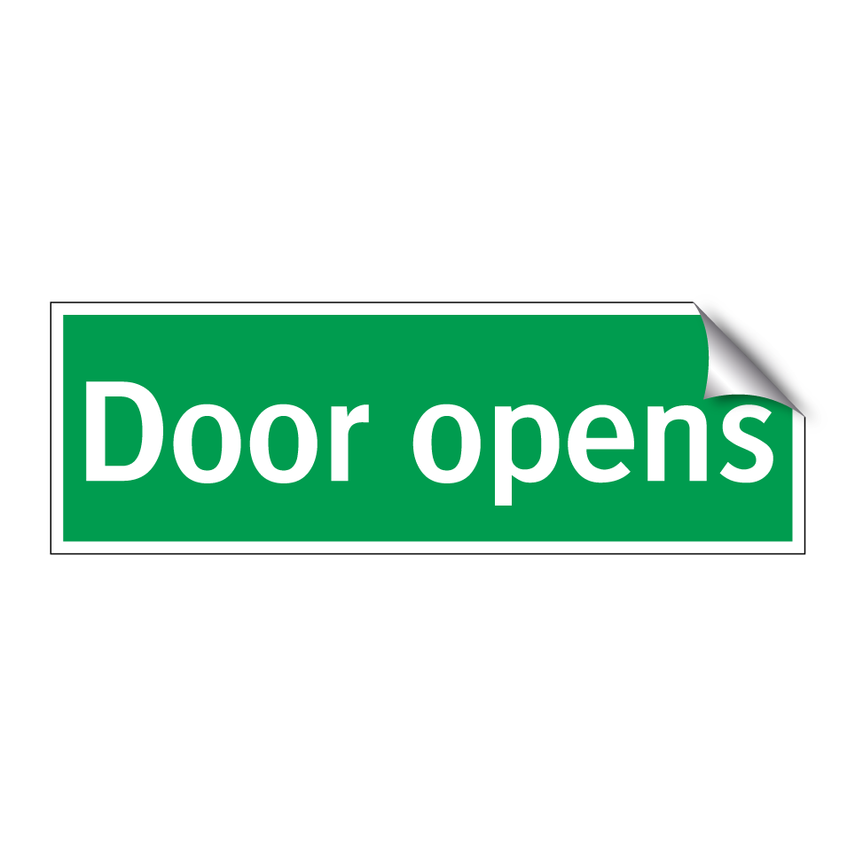 Door opens