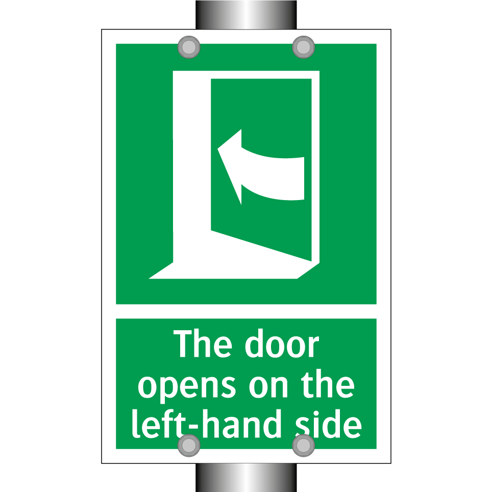 The door opens on the left-hand side