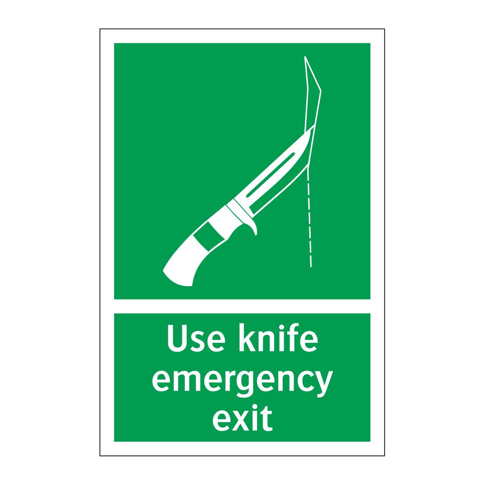 Use knife emergency exit