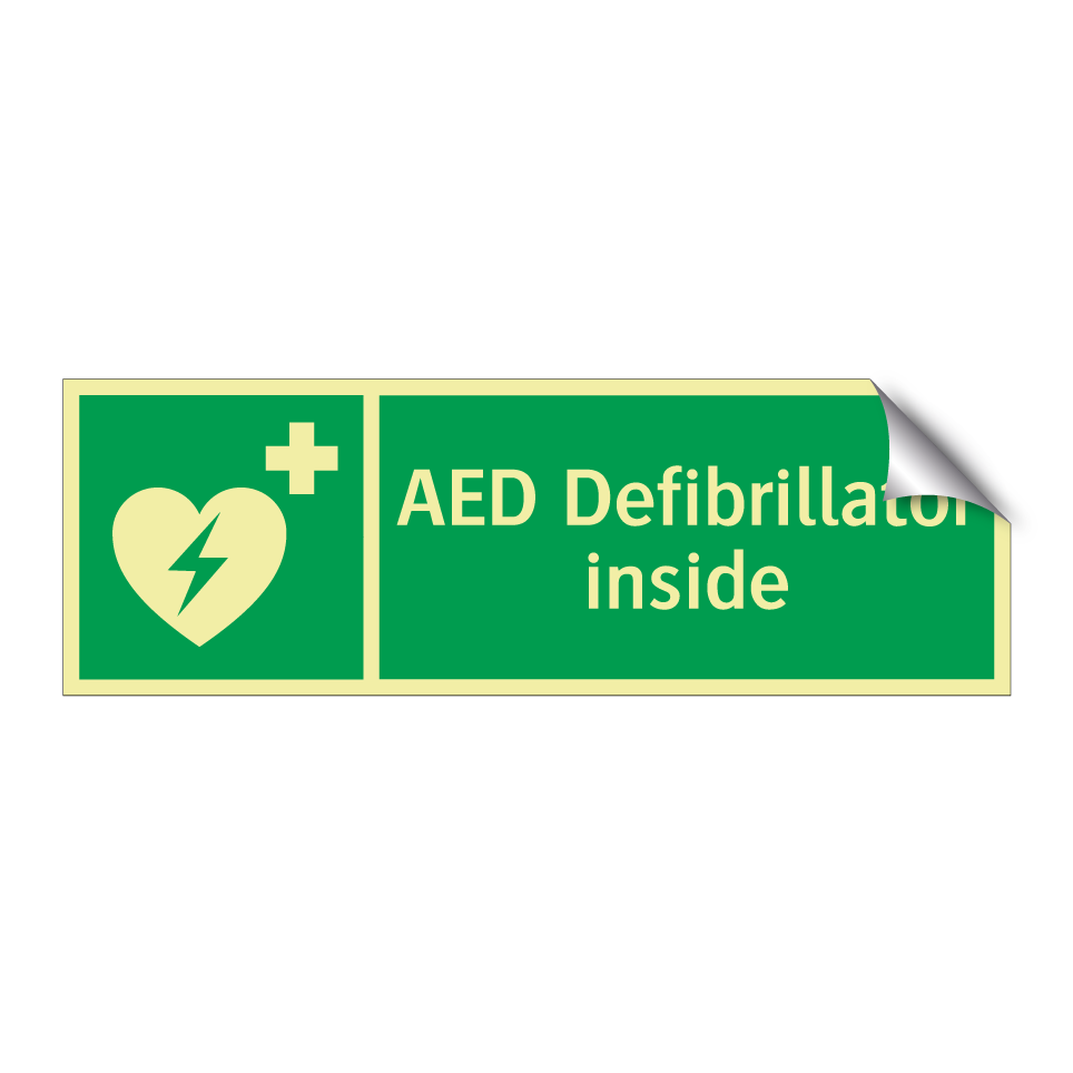 AED Defibrillator inside