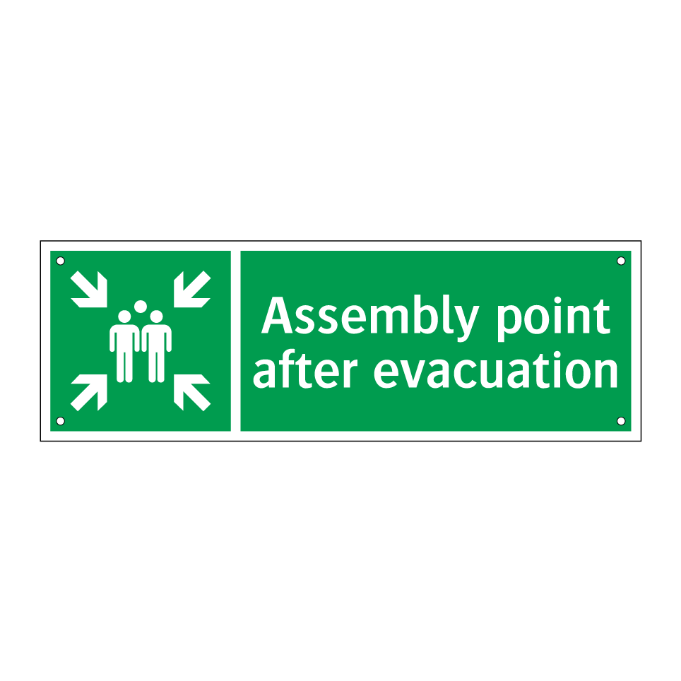 Assembly point after evacuation