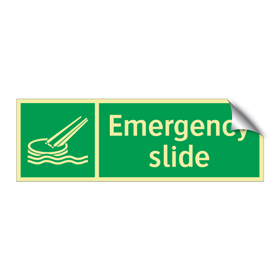 Emergency slide